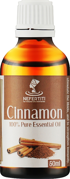Ефірна олія кориці - Nefertiti Cinnamon 100% Pure Essential Oil — фото N1