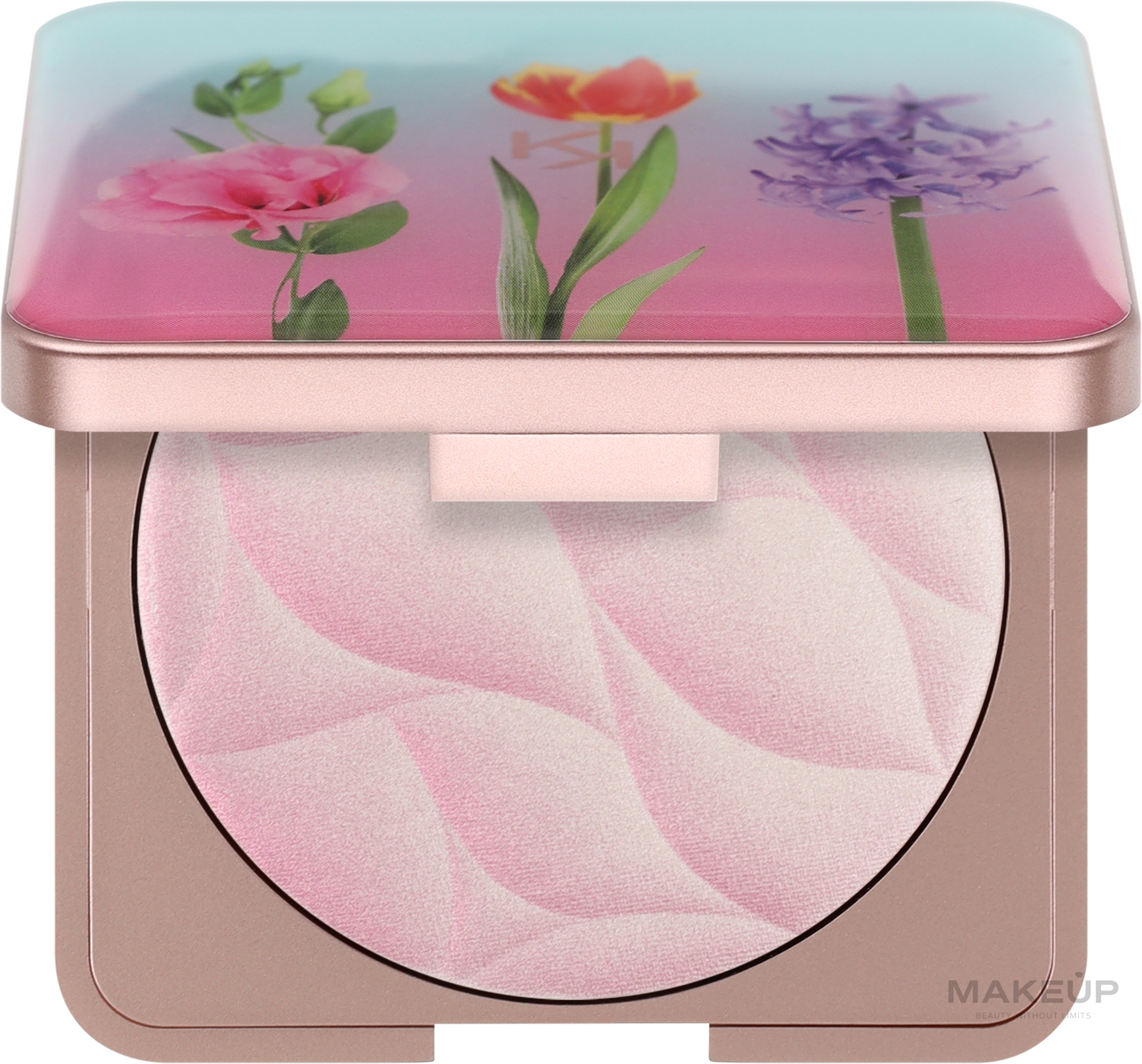 Пудра для обличчя з природним сяйним фінішем - Kiko Milano Days In Bloom Perfecting Face Powder — фото 9g