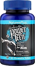 Парфумерія, косметика Мультивітаміни для хлопчиків - NaturesPlus Source of Life Power Teen For Him Chewables