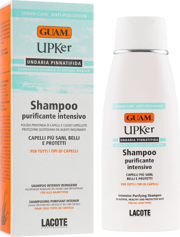 Интенсивный очищающий шампунь для волос - Guam Upker Shampoo — фото N1