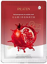 Духи, Парфюмерия, косметика Тканевая маска для лица - Pil'aten Red Pomegranate Six Peptides Mask