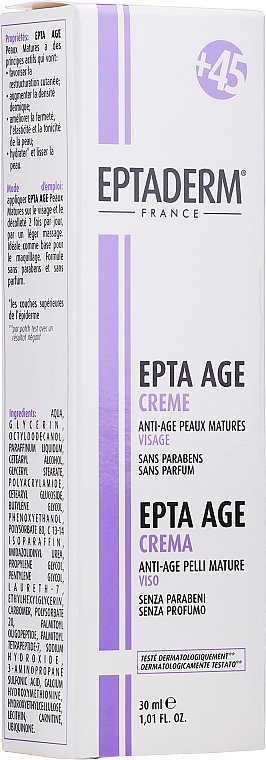Крем для зрілої шкіри - Eptaderm Epta Age Mature Skin Cream — фото N2