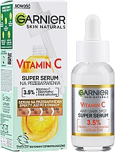 Духи, Парфюмерия, косметика Суперсыворотка против обесцвечивания, с витамином С - Garnier Skin Naturals Super Serum