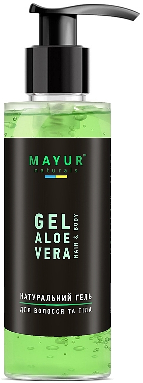 Натуральный гель для волос и тела "Алоэ вера" - Mayur Hair And Body Aloe Vera Gel — фото N2