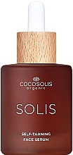 Сыворотка-автозагар для лица с гиалуроновой кислотой - Cocosolis Solis Self-Tanning Face Serum   — фото N1