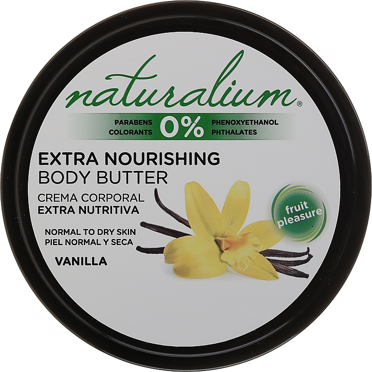 Масло для тіла - Naturalium Vainilla Extra Nourishing Body Butter — фото N1