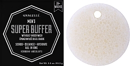 Мужская пенная многоразовая губка для душа - Spongelle Men's Verbena Absolut Super Buffer  — фото N1