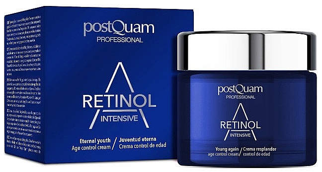 Антивіковий крем для обличчя з ретинолом - PostQuam Retinol A Eternal Youth Age Control Cream — фото N1