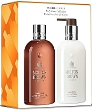 Духи, Парфюмерия, косметика Molton Brown Suede Orris Body Care Collection - Набор (sh/gel/300ml + b/lot/300ml)