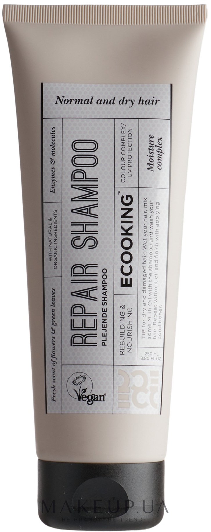 Шампунь для нормального й сухого волосся - Ecooking Repair Shampoo — фото 250ml