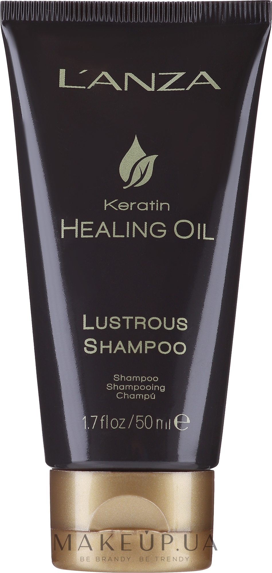 Шампунь для сияния волос - L'Anza Keratin Healing Oil Lustrous Shampoo — фото 50ml