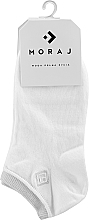 Парфумерія, косметика Шкарпетки, білі з сірою вставкою - Moraj