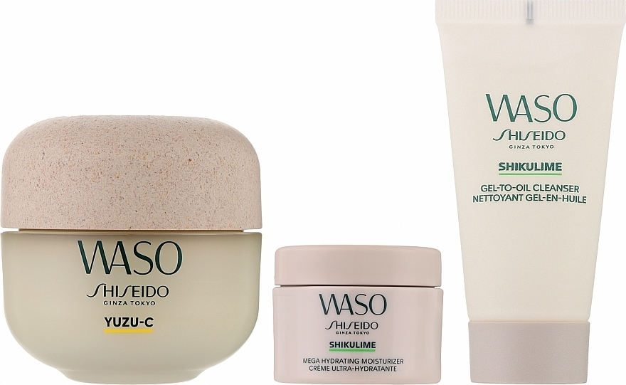 Набор - Shiseido (f/mask/50ml + gel-to-oil clean/30ml + f/cr/15ml) — фото N2