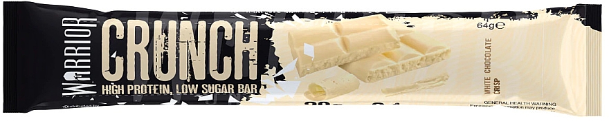 Протеиновый батончик "Белый шоколад" - Warrior Crunch High Protein Bar White Chocolate Crisp — фото N1