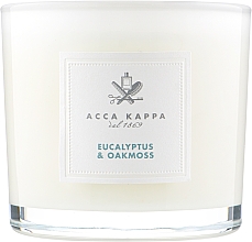Духи, Парфюмерия, косметика Ароматическая свеча "Eucalypthus and Oakmoss" - Acca Kappa Scented Candle 