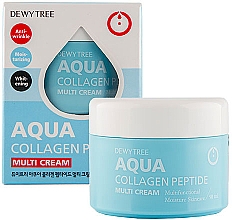 Духи, Парфюмерия, косметика Увлажняющий мульти-крем для лица - Dewytree Aqua Collagen Peptide Cream