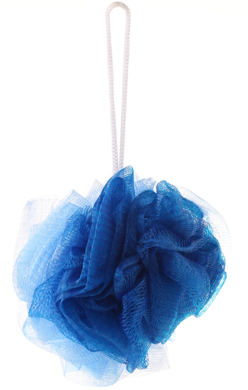 Мочалка банная 30352, синяя - Top Choice — фото N1