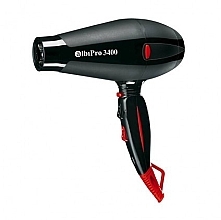 Парфумерія, косметика Фен для волосся, чорний з червоним - Albi Pro Ionic+Tourmaline Hair Dryer 3400