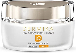 Парфумерія, косметика Зволожувальний денний крем - Dermika Age & Spot Intelligence Moisturizing Day Cream SPF15