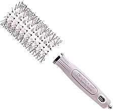 Парфумерія, косметика Брашинг для волосся, 30 мм, подвійна щетина - Olivia Garden Expert Blowout Vent Double Bristles White & Grey