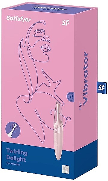 Вибратор для клитора, светло-розовый - Satisfyer Twirling Delight Rose — фото N4