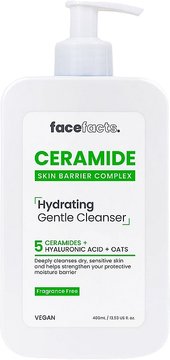 Гель для вмивання з керамідами - Face Facts Ceramide Hydrating Gentle Cleanser — фото N2
