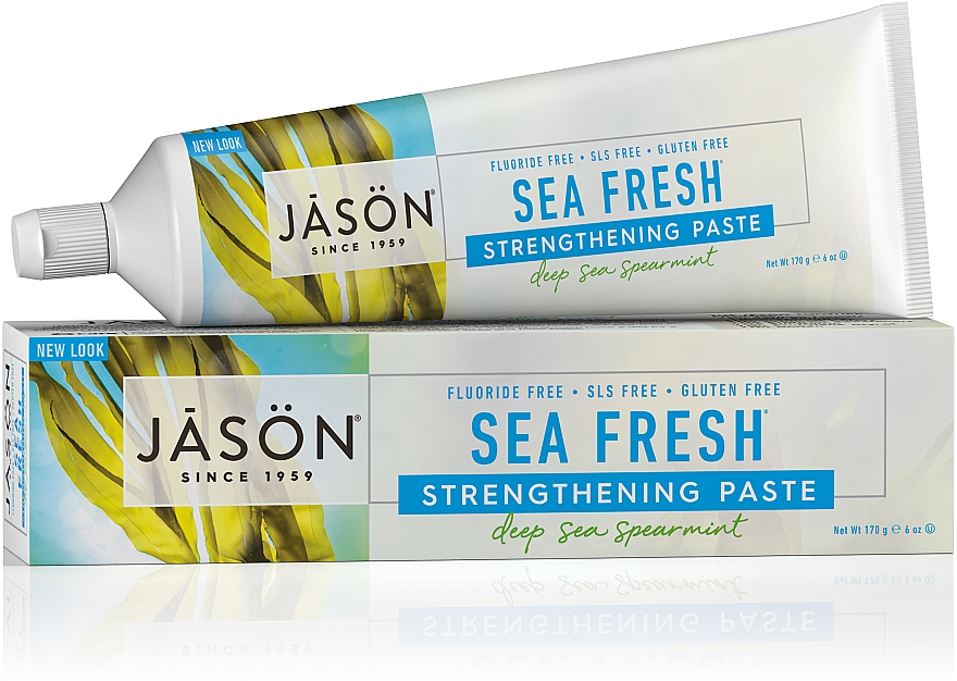 Зубна паста з морськими водоростями - Jason Natural Cosmetics Toothpaste Deep Sea Spearmint — фото N1