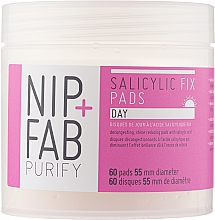Духи, Парфюмерия, косметика Диски для лица очищающие, дневные с салициловой кислотой - NIP+FAB Salicylic Teen Skin Fix Acid Day Pads