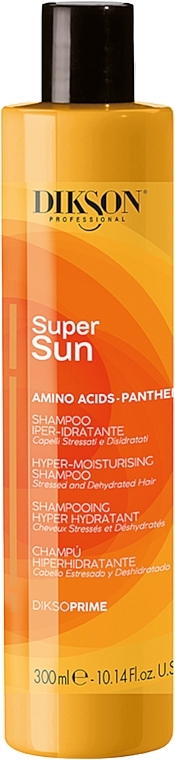 Шампунь для обезвоженных волос - Dikson Super Sun Hyper-Moisturising Shampoo — фото N1