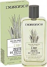 Парфумерія, косметика Durance en Provence L'ome Zeste de Vetiver - Туалетна вода (тестер без кришечки)