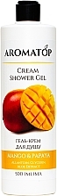 Духи, Парфюмерия, косметика Гель-крем для душа "Манго-Папайя" - Aromatop Cream Shower Gel