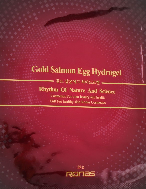 Омолаживающая гидрогелевая маска с золотом и вытяжкой из икры лосося - Ronas Gold Salmon Egg Hydrogel
