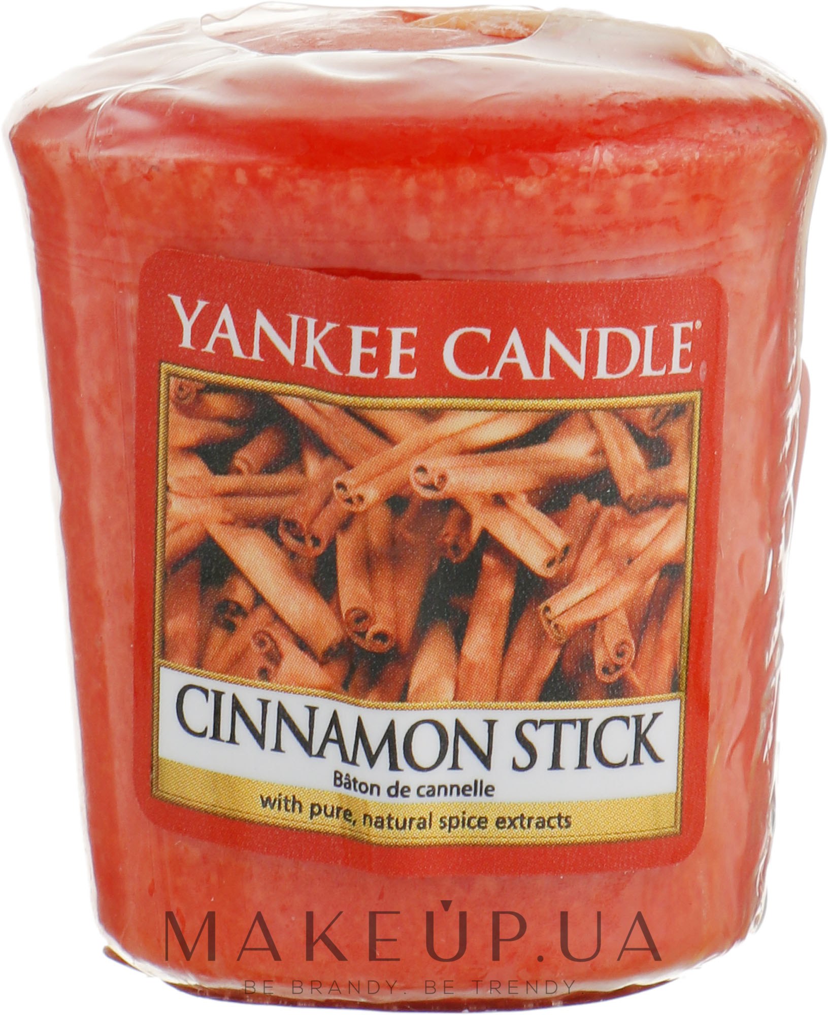 Ароматична свічка "Паличка кориці" - Yankee Candle Scented Votive Cinnamon Stick — фото 49g