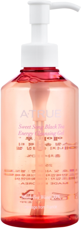 Гель для умывания с очищающим комплексом - A-True Sweet Song Black Tea Energy Cleansing Gel — фото N2