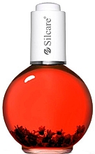 Масло для ногтей и кутикулы с цветами "Клубника" - Silcare Cuticle Oil Strawberry Crimson — фото N1