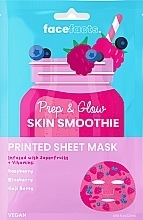 Духи, Парфюмерия, косметика Тканевая маска для лица "Prep & Glow" - Face Facts Sheet Mask