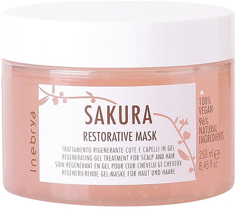 Гелевая восстанавливающая маска - Inebrya Sakura Restorative Mask — фото N2