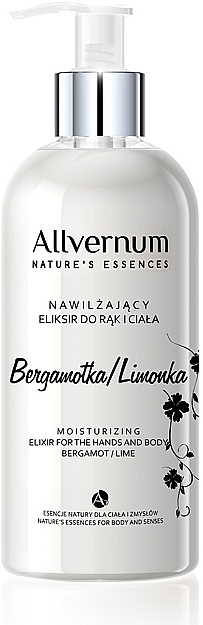 Эликсир для рук и тела "Бергамот и лайм" - Allvernum Nature's Essences Elixir for Hands and Body — фото N1