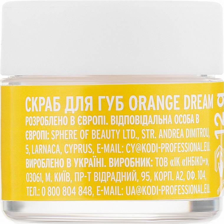 Скраб для губ - Kodi Professional Orange Dream — фото N2