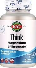 Парфумерія, косметика Харчова добавка "L-треонат магнію" - Kal Think Magnesium L-Threonate 2000mg