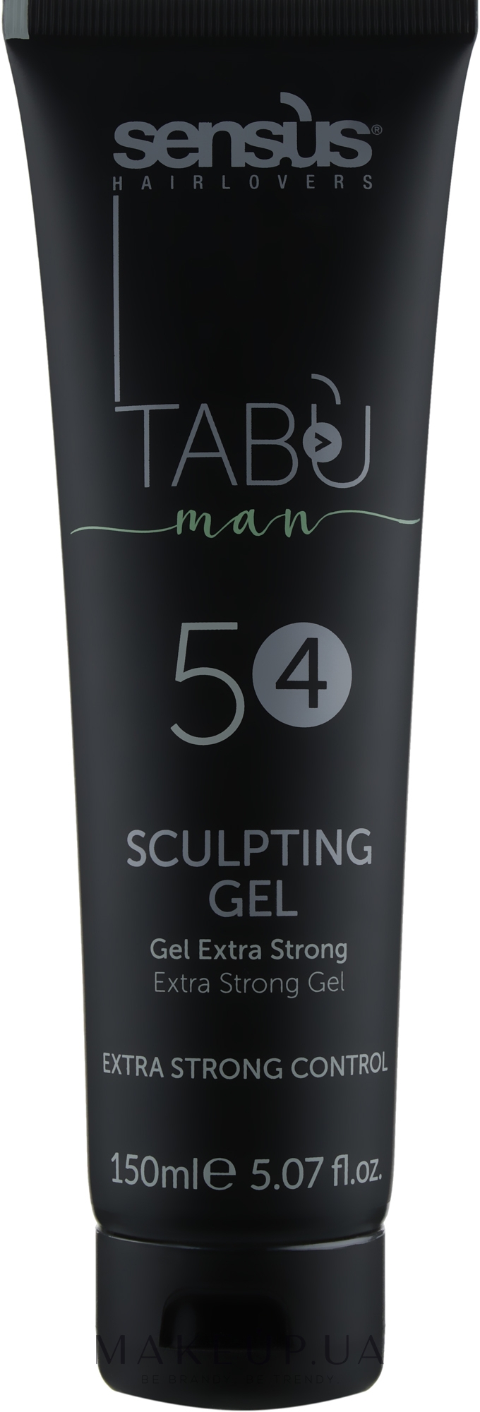 Гель для волос сильной фиксации - Sensus Tabu Sculpting Gel 54 — фото 150ml