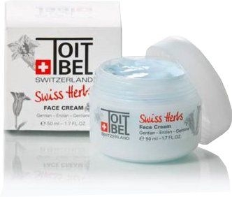 Крем для лица с экстрактом Гентиана - Toitbel Swiss Herbs Gentian Face Cream