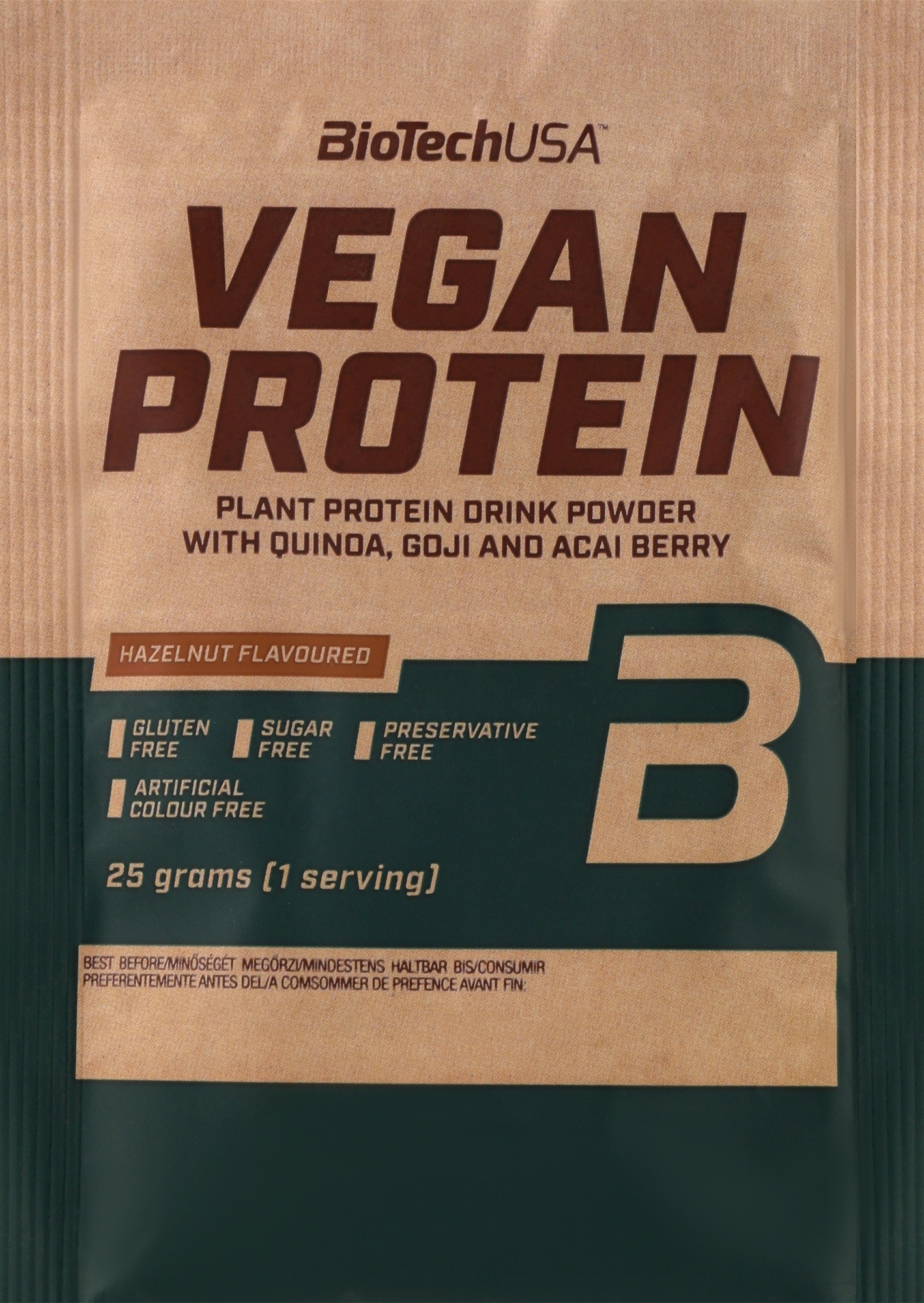 Протеїн веганський "Лісовий горіх" - BioTechUSA Vegan Protein — фото 25g