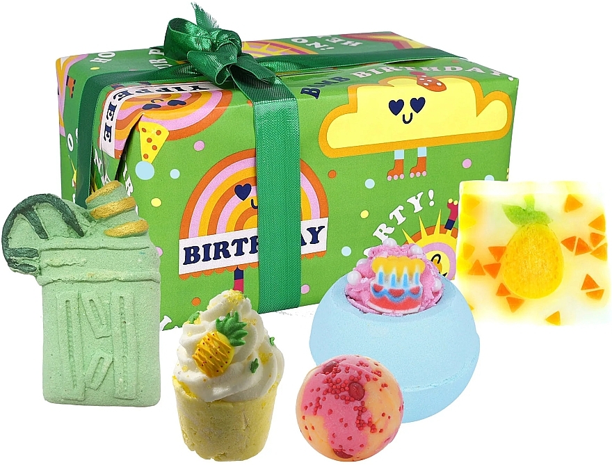 Набір, 5 продуктів - Bomb Cosmetics It's Your Birthday Bath Gift Set — фото N1
