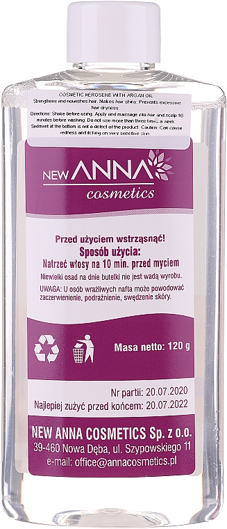 Кондиционер для волос "Керосин с аргановым маслом" - New Anna Cosmetics — фото N2