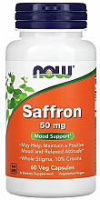 Парфумерія, косметика Капсули "Шафран", 50 мг - Now Foods Saffron