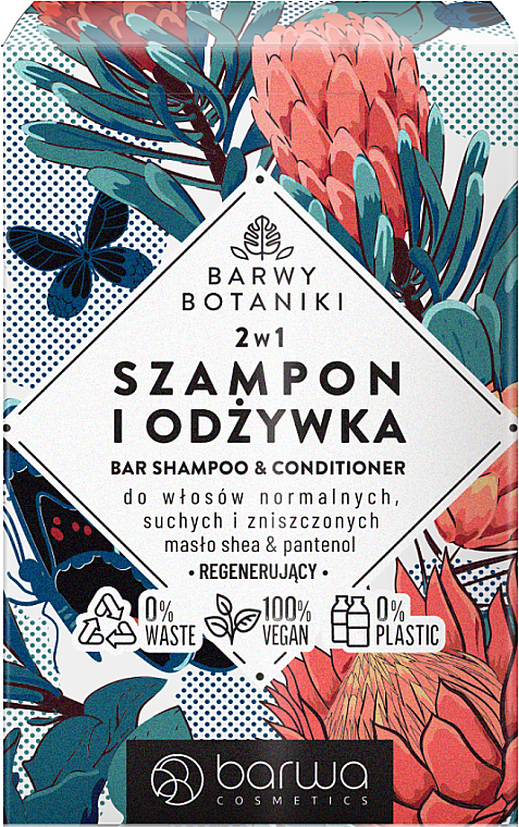 Відновлювальний шампунь і кондиціонер 2 в 1 - Barwa Barwy Botaniki — фото N1