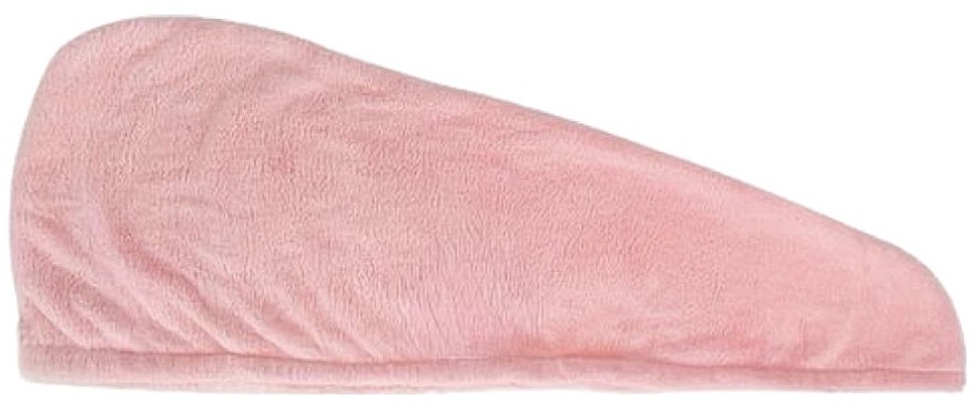 Полотенце-тюрбан для сушки волос, розовое - Cocogreat — фото N1
