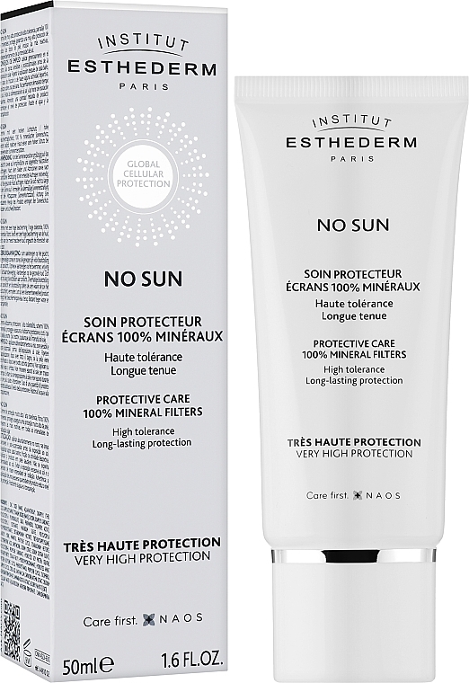 Крем для обличчя - Institut Esthederm No Sun 100% Mineral Screen Protective Care — фото N2