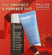 Набір - Paula's Choice The Protect + Perfect Pair (exfoliant/30ml + moist/15ml) — фото N1